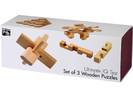 Ultimate IQ Test - Set of 3 Wooden Puzzles